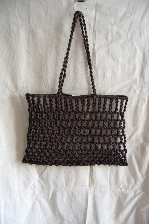 MAKRAMOWA TOREBKA SKÓRZANA TOTE BAG MAKRAMOWA TOREBKA SKÓRZANA TOTE BAG
